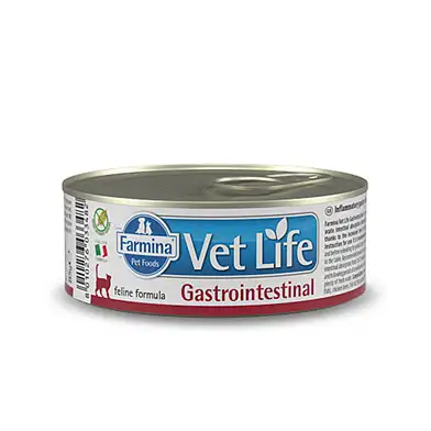 Farmina Vet Life gastrointestinal консервы для кошек при нарушениях пищеварения (банка)